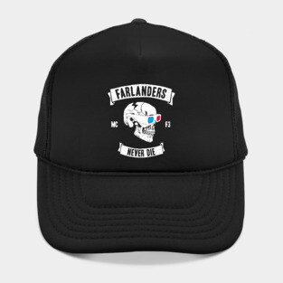 Farlander Biker Club (Front Print) Hat