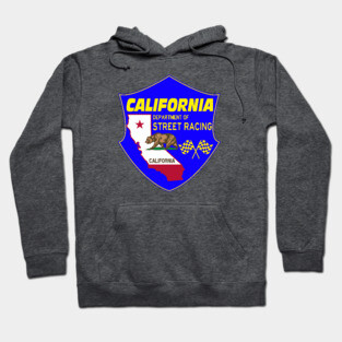 Unofficial CA Dept of Street Racing by Basement Mastermind Hoodie