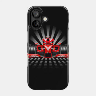 Formula 1 Red Racing Car Phone Case