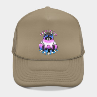 Raccoons For Trans Rights Hat