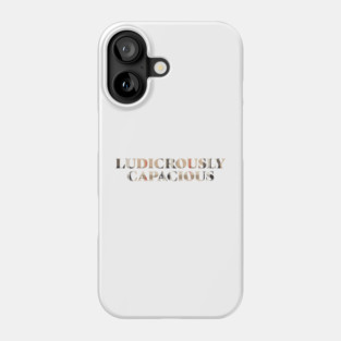 Ludicrously Capacious Phone Case