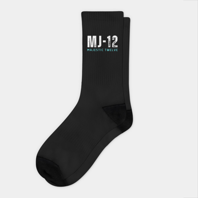Majestic 12 Alien Ufo Socks by Paranormalshirts