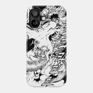 Street Fighter - Ryu vs. Blanka - Korean Manga Version Phone Case