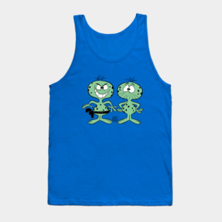 Moon Men Aliens from Rocky and Bullwinkle Tank Top