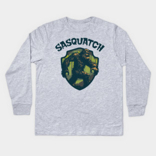 Sasquatch Kids Long Sleeve T-Shirt