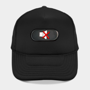 Mute symbol, mute icon Hat