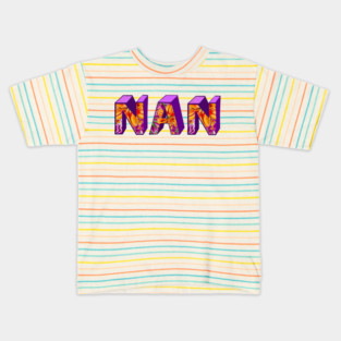 Top 10 best personalised gifts  Nan personalised,personalized custom name with flowers Nan Kids T-Shirt
