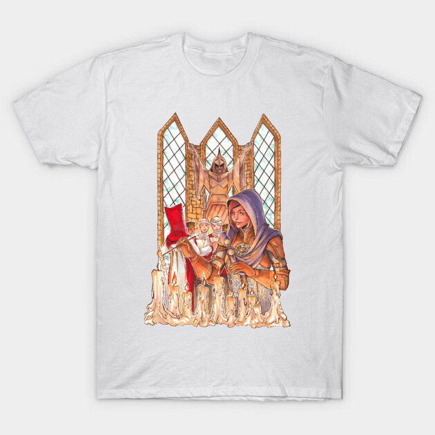Winter Warmers: Chantry Lights T-Shirt by aimoahmed