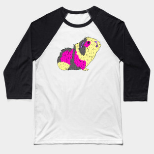 Ziggy Guineapig Pop Art Baseball T-Shirt
