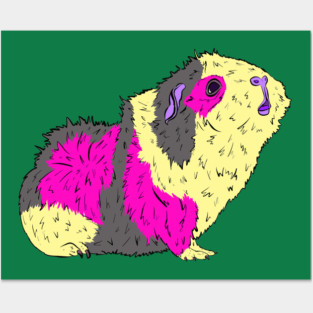 Ziggy Guineapig Pop Art Posters and Art