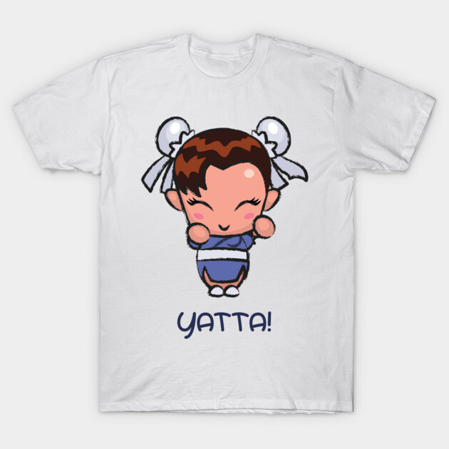 Baby Chun Li Yatta! T-Shirt by ohshirtdotnet