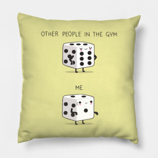 Me in the gym Pillow