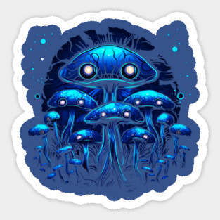 Meanies Azul Sticker