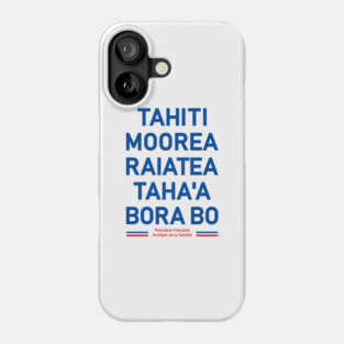 Tahiti Papeete Bora Bora Moorea Surf Pacific French Polynesia Phone Case