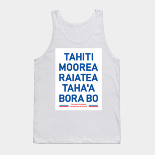 Tahiti Papeete Bora Bora Moorea Surf Pacific French Polynesia Tank Top