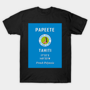 Bora Bora Tahiti Papeete Moorea Polynesie Pacifique Surf France T-Shirt
