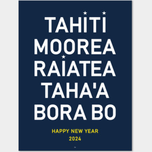 Tahiti Bora Bora Moorea Papeete Surf Pacific French Polynesia Posters and Art