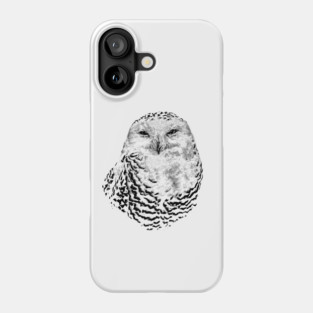 Snowy owl Phone Case