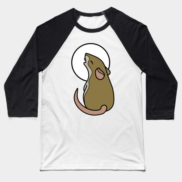 Grasshopper Mouse Baseball T-Shirt by DeguArts