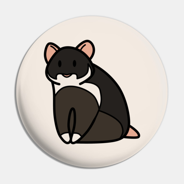 European Hamster Pin by DeguArts