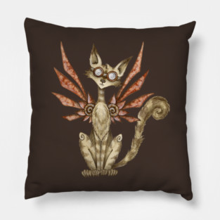 Steampunk Cat Pillow