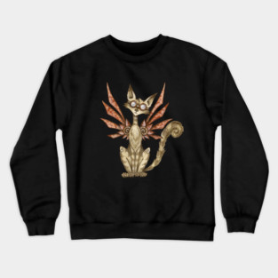 Steampunk Cat Crewneck Sweatshirt