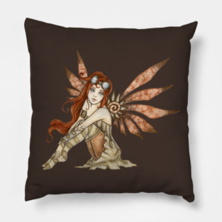 Steampunk Fairy Pillow