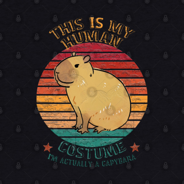 This is my human costume. I'm actually a Capybara by Db Printed