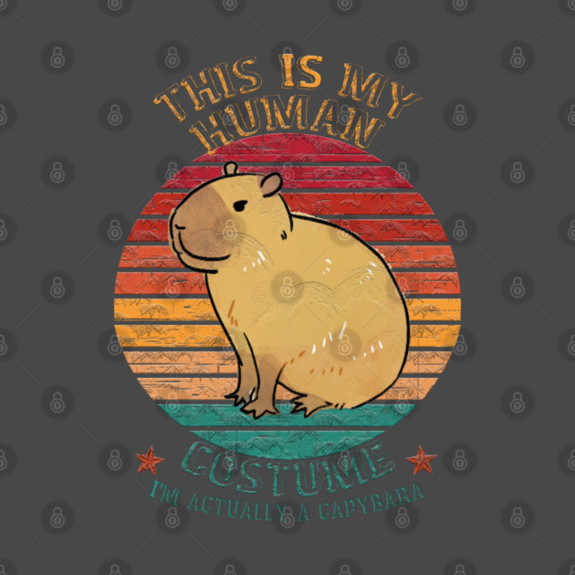 This is my human costume. I'm actually a Capybara by Db Printed
