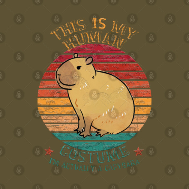 This is my human costume. I'm actually a Capybara by Db Printed