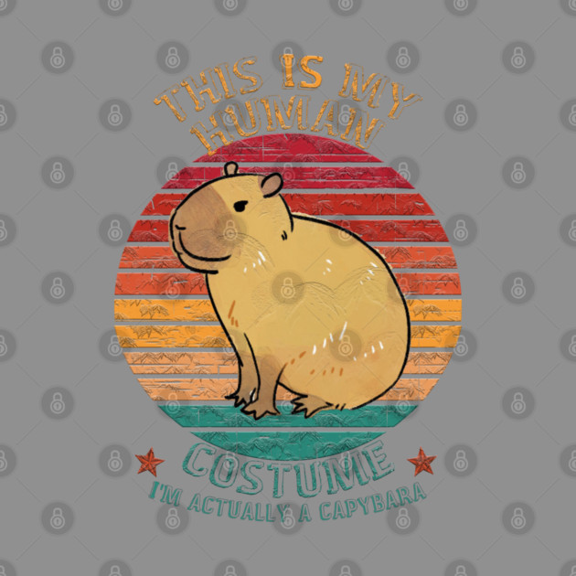 This is my human costume. I'm actually a Capybara by Db Printed