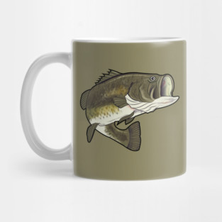 Largemouth Bass Drawing Mug