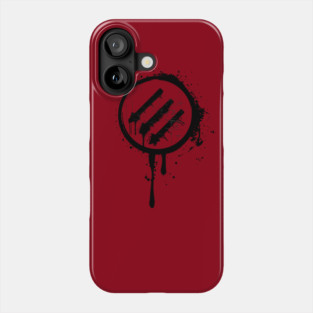 anti-fascist graffiti Phone Case