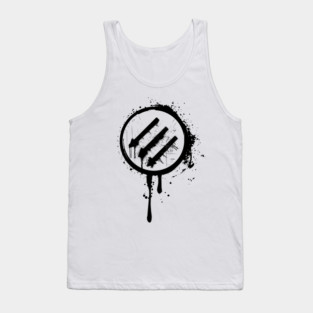 anti-fascist graffiti Tank Top