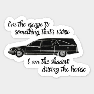 the hearse Sticker