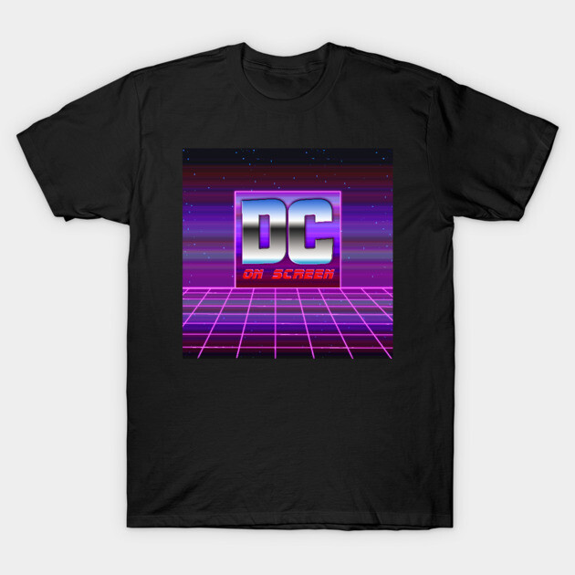 DC on SCREEN '80s Logo #1 T-Shirt by DC on SCREEN