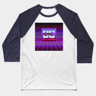 DC on SCREEN '80s Logo #1 Baseball T-Shirt