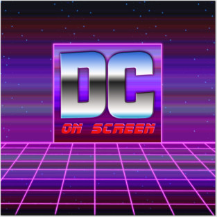 DC on SCREEN '80s Logo #1 Posters and Art