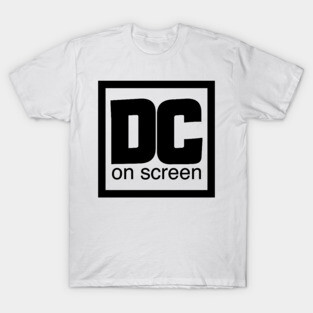 DC on SCREEN Logo Black Border T-Shirt