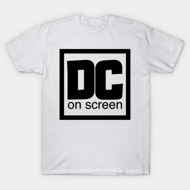 DC on SCREEN Logo Black Border T-Shirt by DC on SCREEN