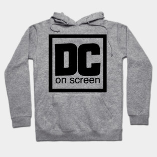 DC on SCREEN Logo Black Border Hoodie