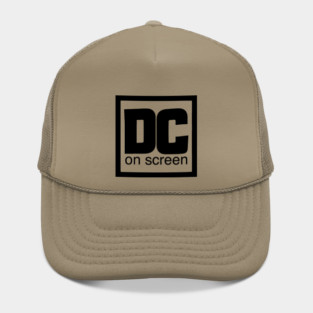 DC on SCREEN Logo Black Border Hat