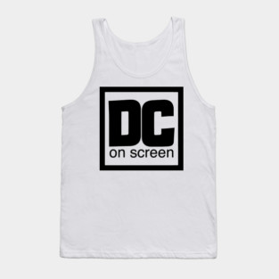 DC on SCREEN Logo Black Border Tank Top