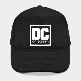 DC on SCREEN Logo White Border Hat