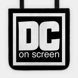 DC on SCREEN Logo White Border Tote