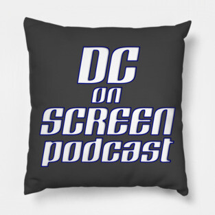 DC on SCREEN Podcast Classic Logo Pillow
