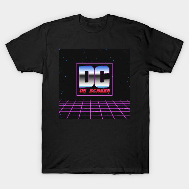 DC on SCREEN '80s Logo #2 T-Shirt by DC on SCREEN