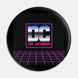 DC on SCREEN '80s Logo #2 Pin