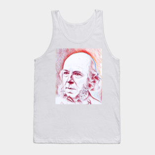 Herbert Spencer Portrait | Herbert Spencer Artwork | Line Art Tank Top