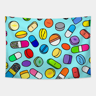 Drugs n Pills Tapestry